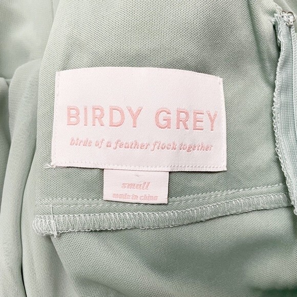 NWT Birdy Grey Kae Dress Sage Green Size Small Maxi Full Length Bridesmaid NEW - Picture 13 of 15